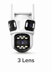 3 Lentes (sem cartão) / Tomada União Europeia (UE)