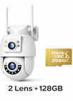 2 Lentes + Cartão 128GB / Tomada Reino Unido (UK)
