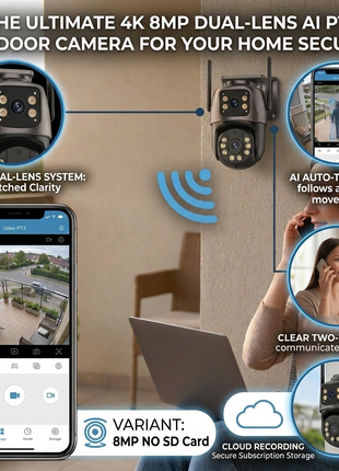Câmara Wi-Fi Auto-Rastreamento