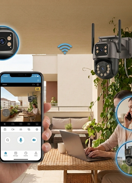 Câmara Wi-Fi Auto-Rastreamento