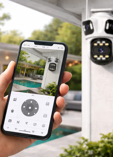 Câmara Wi-Fi Rastreamento 360°