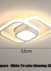 I-branco-30W / Luz de 3 cores / AC 90-260V
