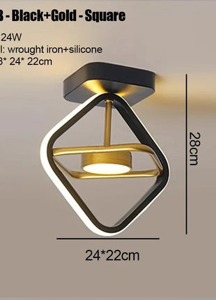 Plafon LED Geométrico