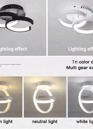 Plafon LED Geométrico