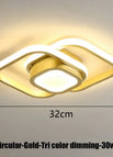 I-Dourado-30W / Luz de 3 cores / AC 90-260V
