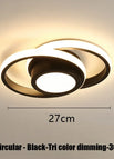 J-preto-30W / Luz de 3 cores / AC 90-260V
